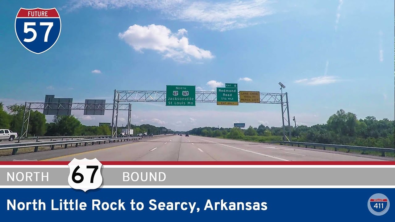 Interstate 57: North Little Rock to Searcy – Arkansas