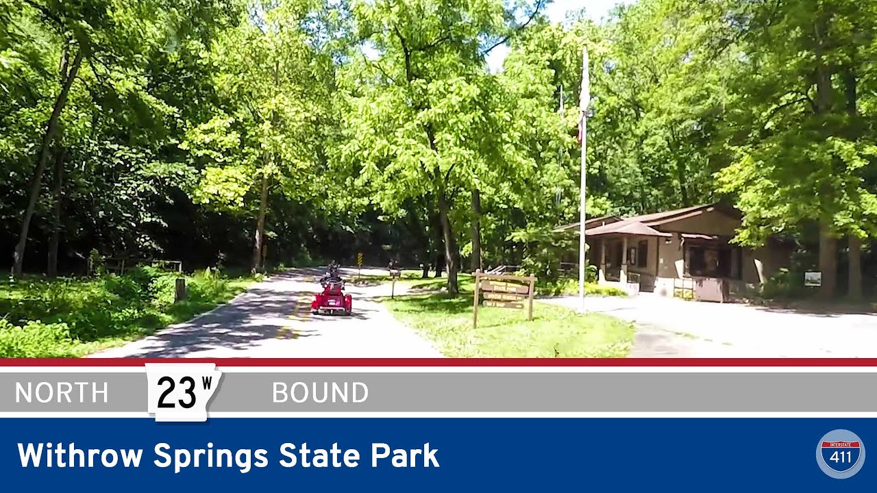 Arkansas Highway 23W: Withrow Springs State Park