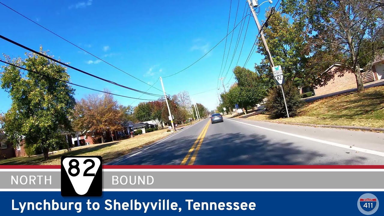 Tennessee Route 82: Lynchburg to Shelbyville