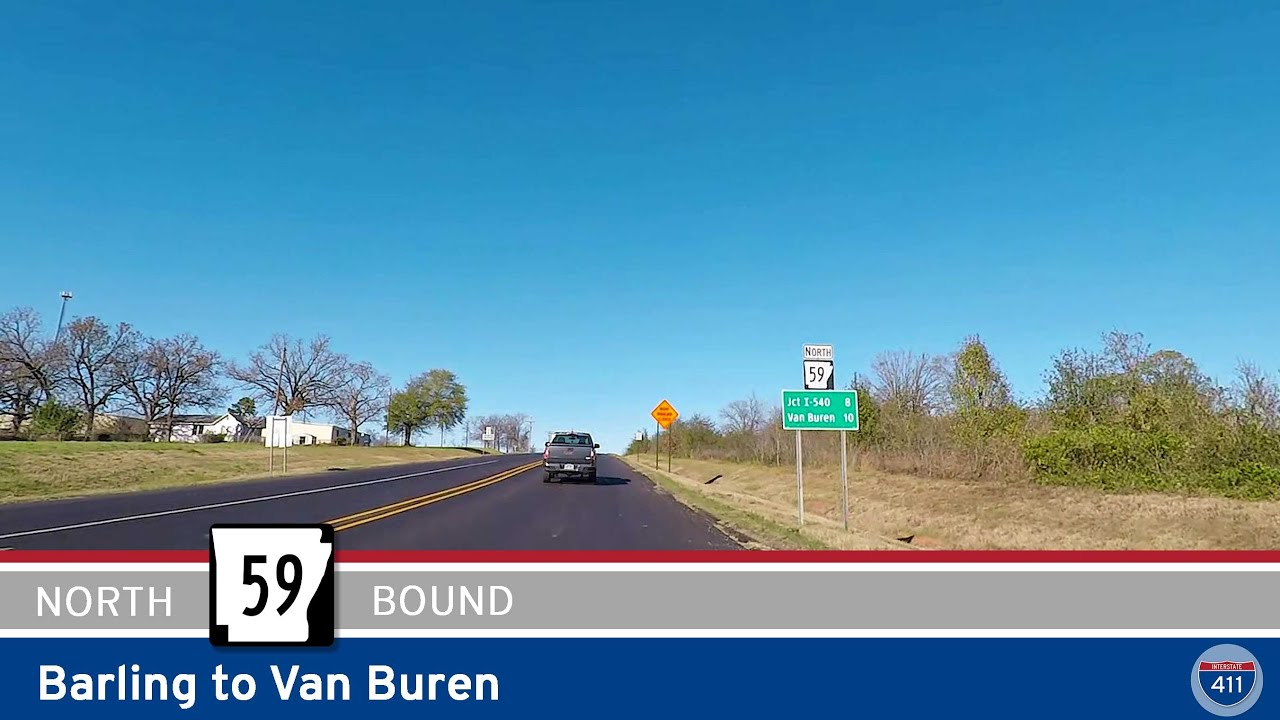 Arkansas Highway 59: Barling to Van Buren