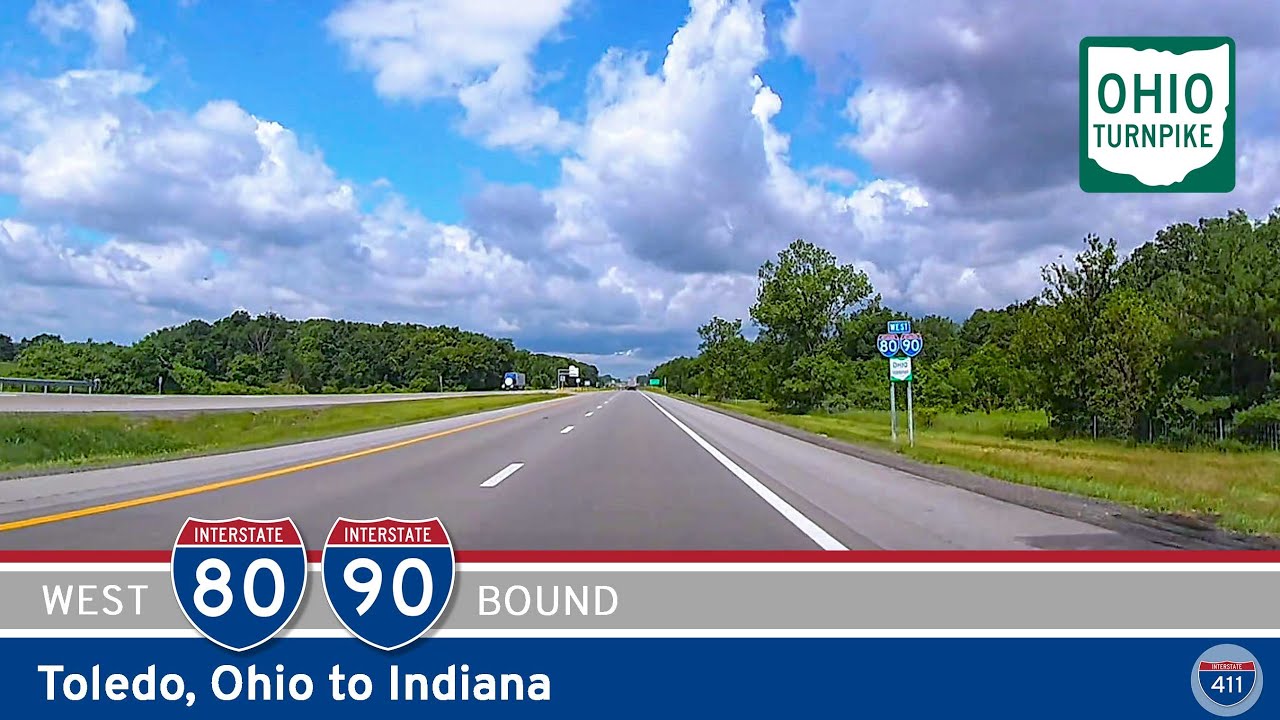 Interstate 80 / Interstate 90 ~ Ohio Turnpike: Toledo to Indiana