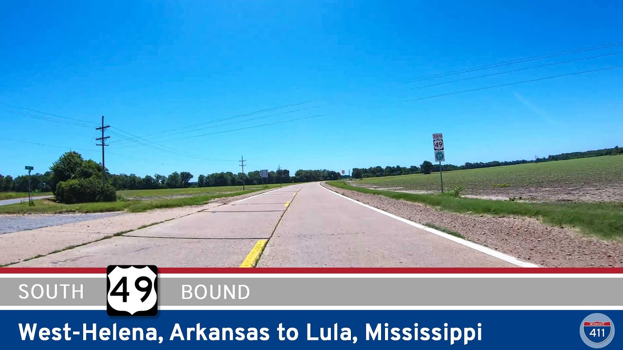 Take a scenic 10-mile drive along U.S. Route 49 from Helena/West-Helena, Arkansas to Lula, Mississippi. Cross the Mississippi River and explore the rich cultural heritage of the Delta region on this short but memorable route.