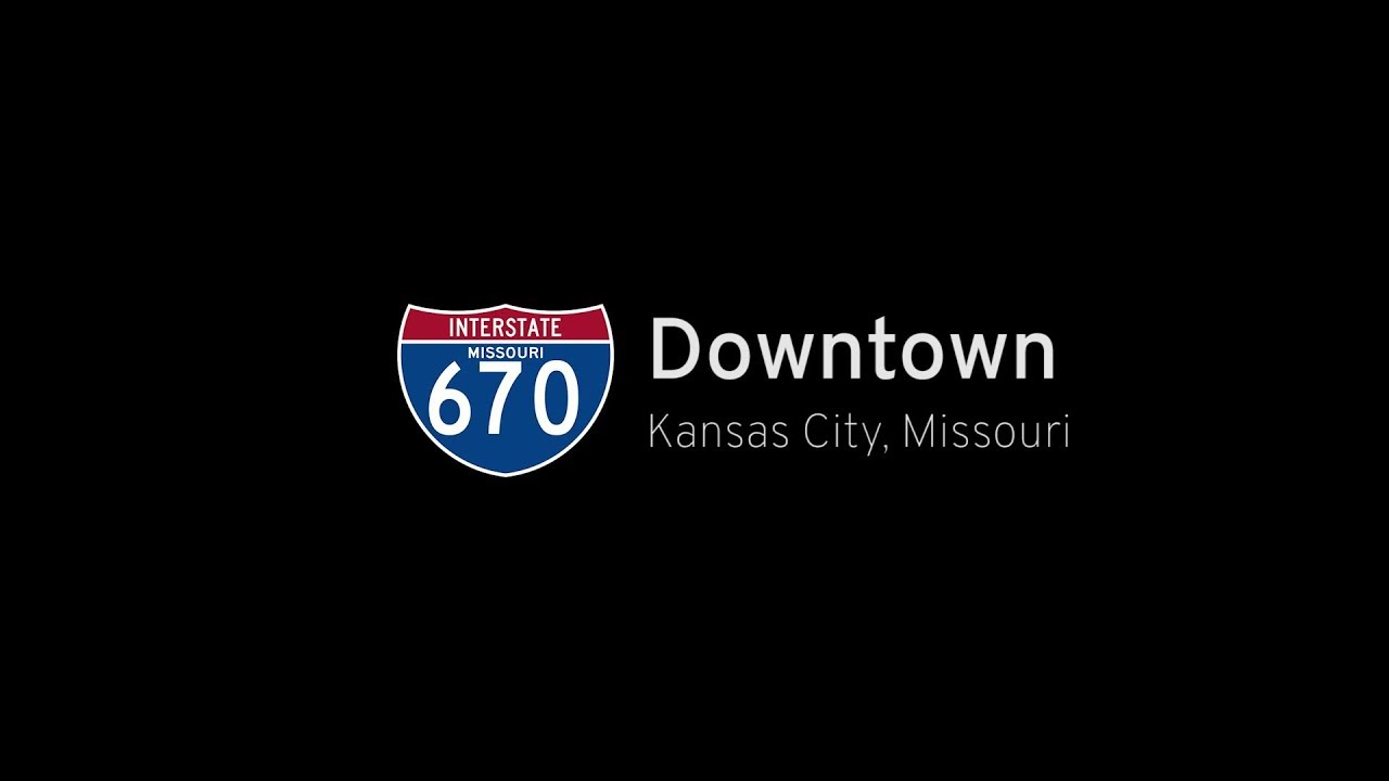 Interstate 670: West in Downtown Kansas City – Missouri