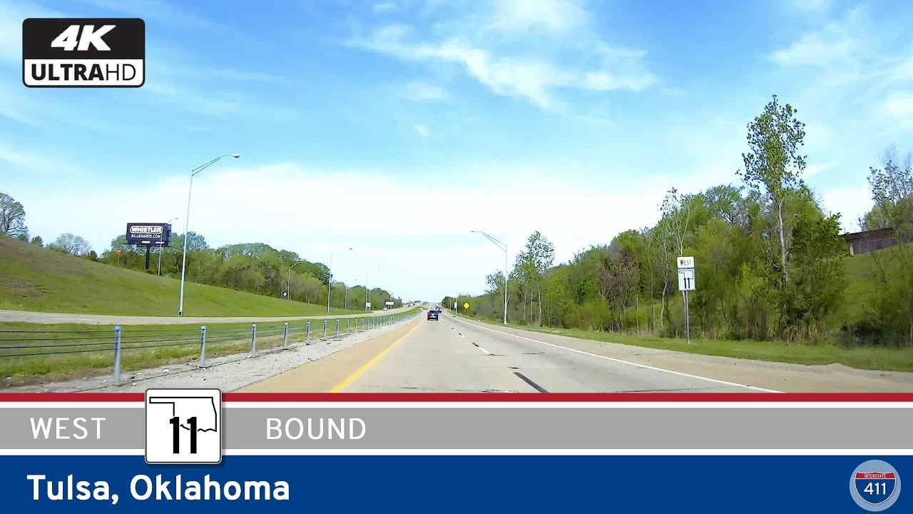 Oklahoma Highway 11: Tulsa – Gillcrease Expy – Westbound