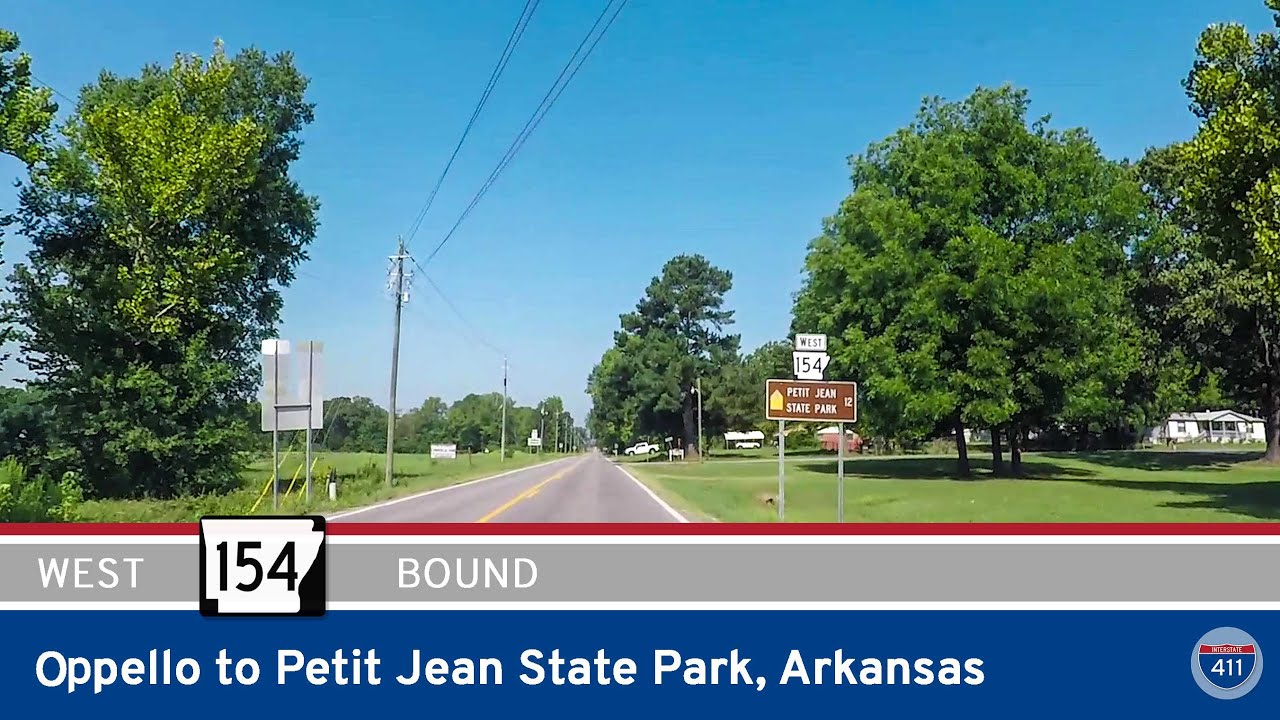 Arkansas Highway 154: Oppelo to Petit Jean State Park