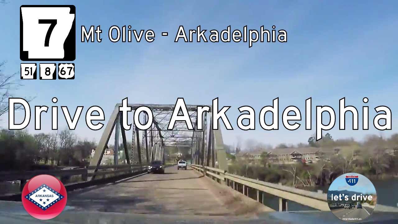 Arkansas Highway 7: Mt Olive to Arkadelphia