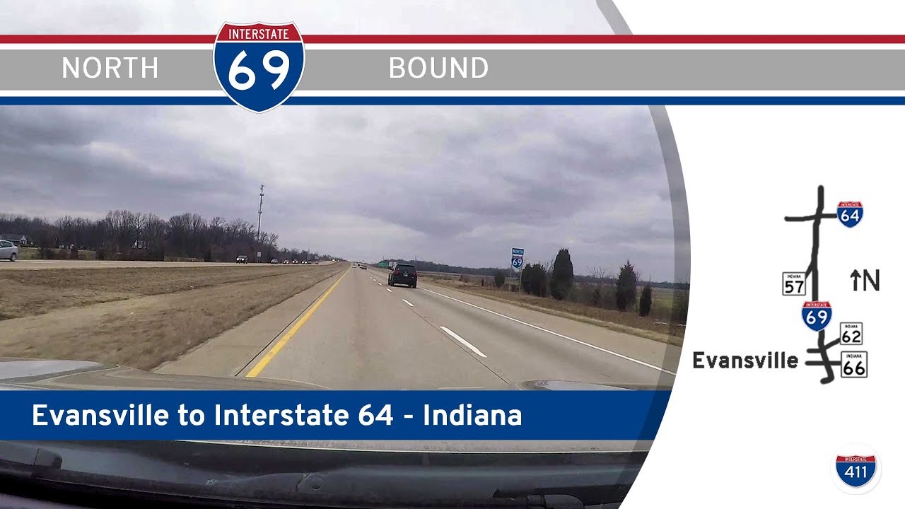 Interstate 69: Evansville to Interstate 64 – Indiana