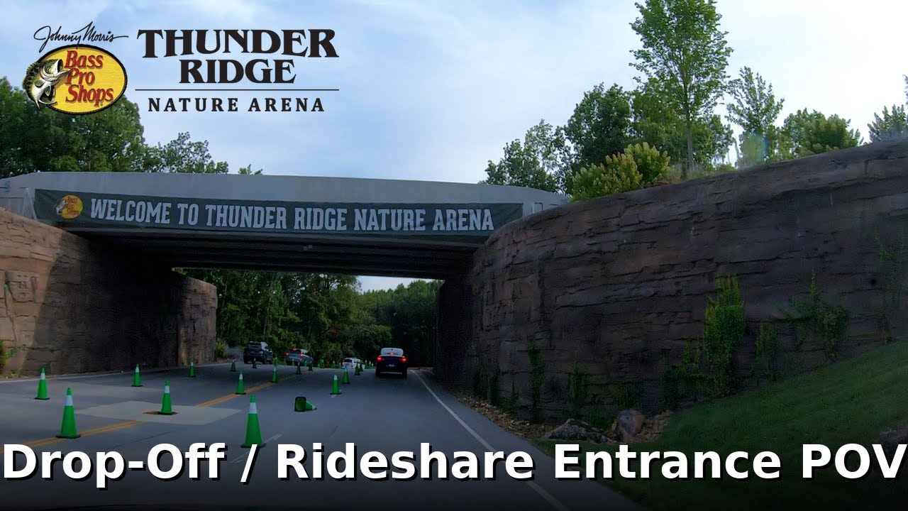 Thunder Ridge Nature Arena – Drop-Off & Rideshare Entrance POV (4K)