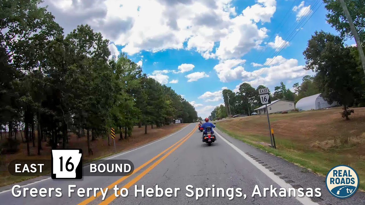 Arkansas Highway 16: Greers Ferry to Heber Springs