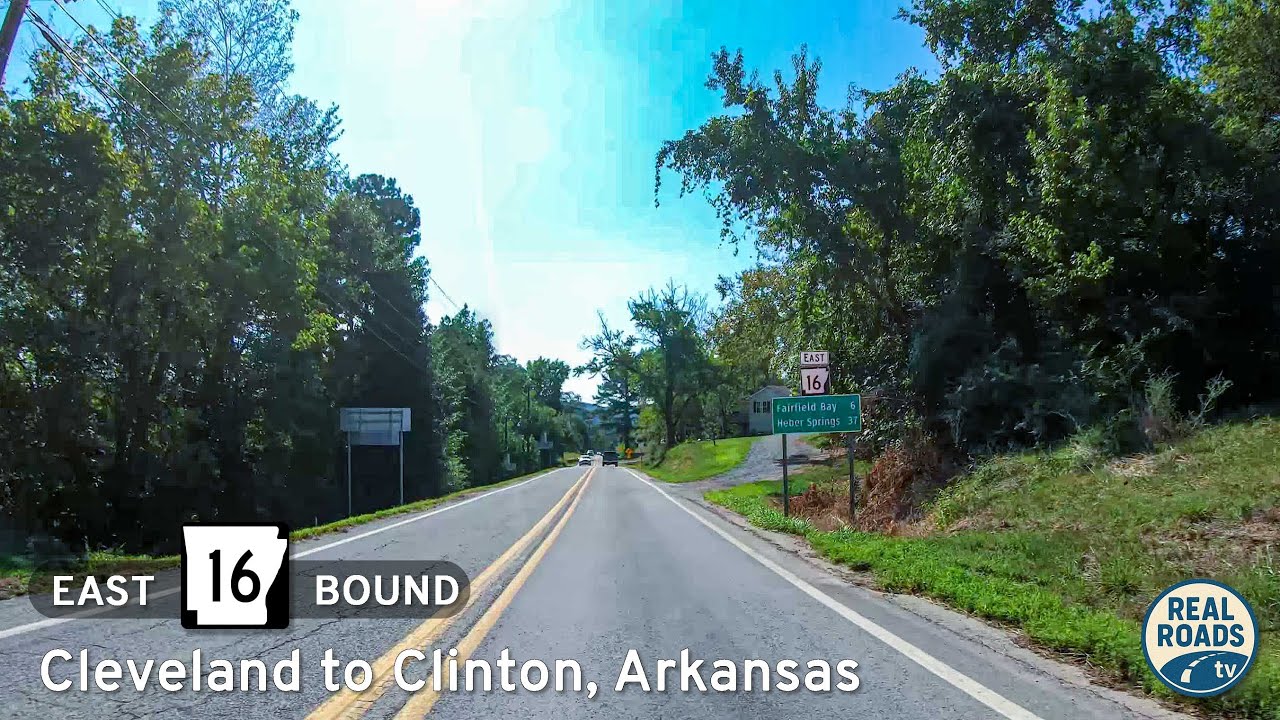 Arkansas Highway 16: Clinton to Greers Ferry