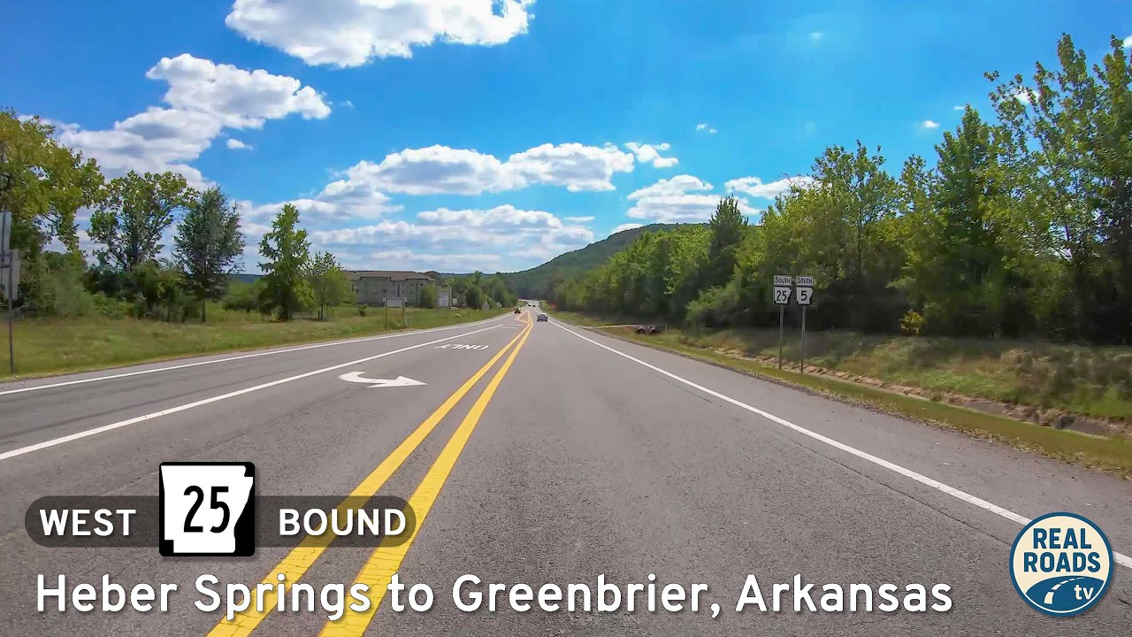 Arkansas Highway 25: Heber Springs to Greenbrier